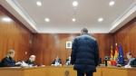 El acusado, durante el juicio celebrado este martes en la Audiencia Provincial de Zaragoza.
