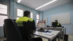 Agentes de la Policía Local en el Cuartel de Palafox de Zaragoza.