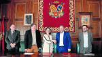 Firma del convenio del PGU del Ayuntamiento de Teruel con el consejero Soro de DGA /2020-03-06/ Fotos: Jorge Escudero [[[FOTOGRAFOS]]]