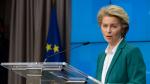European Commission President Ursula von der Leyen and European Council President Charles Michel attend a news conference after the G7 call