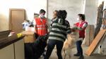 Pilar habla con Lucía Conde y Alex Rajadel acompañada de sus perros