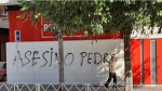 Imagen de la pintada en la sede del PSOE de Córdoba.