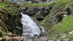 La cascada de la Cola de Caballo, el pasado lunes, en el Parque de Ordesa.