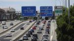 Vista de la A5 en Madrid el pasado viernes, cuando se inició el primer fin de semana fuera del estado de alarma.