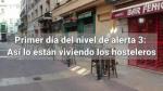 Primer día del nivel de alerta 3 en Aragón: Heraldo TV ha salido a la calle para comprobar cómo lo están viviendo los hosteleros zaragozanos.
