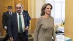 La última visita a Aragón de la ministra. La vicepresidenta cuarta y ministra de Transición se reunió en octubre de 2019 con Lambán y ya entonces se le reprochó que no detallara el convenio para Andorra.