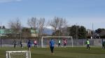 La SD Huesca ha entrenado este martes en el Pirámide.