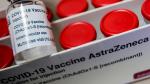 FILE PHOTO: Vial with the AstraZeneca's coronavirus disease (COVID-19) vaccine is pictured in Berlin