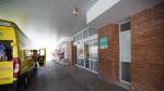 Inicio obras en urgencias del hospital Obispo Polanco de Teruel. FotoAntonio Garcia/bykofoto. 26/03/19 [[[FOTOGRAFOS]]][[[HA ARCHIVO]]]