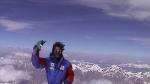 Carlos Pauner en la cima del K2