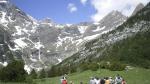 El Geoparque de los Pirineos se puede recorrer a través de rutas a pie.