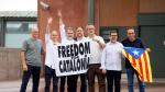 Salida de los presos tras los indultos del procés