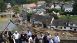German Chancellor Merkel visits flood affected areas