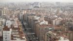 Vista panorámica desde la última planta del edificio de Torre Zaragoza.