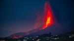 Erupción del volcán Cumbre Vieja en La Palma este lunes