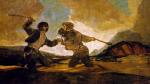 Uno de los cuadros más audaces de Goya: 'Duelo a garrotazos', de las Pinturas Negras.