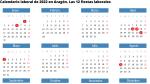 Calendario laboral de 2022 en Aragón