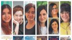 Andrea Izquierdo, Marta Álvarez, Marta Román, África Vázquez, Tatiana Marco, Silvia Aliaga y Sandra Andrés
