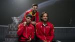 Presentación del equipo español de la Copa Davis