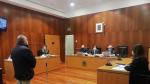 El acusado, este viernes durante el juicio celebrado en la Audiencia Provincial de Zaragoza.