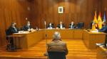 El acusado, durante el juicio celebrado este viernes en la Audiencia de Zaragoza.