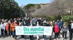 Actividad desarrollada este domingo en el Parque Labordeta de Zaragoza con motivo del Día Mundial de las Enfermedades Raras