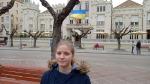 Valentyna Nikitenko, ucraniana de 18 años, ya vive con su familia de acogida en Huesca.