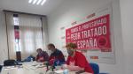 Rueda de prensa de CC. OO. sobre educación en Teruel.
