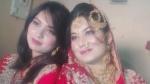 Imagen de las hermanas paquistaníes asesinadas distribuida en redes sociales
