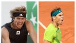 Zverev y Nadal, se verán las caras en la final del Roland Garros.