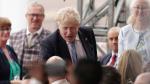 Boris Johnson este domingo, en la clausura del Jubileo de Platino de Isabel II.