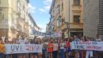 Protesta en Jaca por la uvi móvil