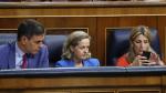 Sánchez, Calviño y Díaz en el Congreso