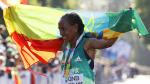 La etíope Gebreslase gana el maratón mundial con récord de los campeonatos.