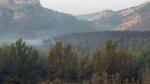 Incendio forestal en la comarca del Maestrazgo (Teruel) en el verano de 1994