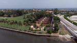 Vista aérea de la residencia Mar-a-Lago del expresidente Trump.