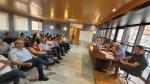 Un momento de la reunión de la Comisión Ejecutiva Provincial del PSOE celebrada este martes en Martín del Río.