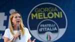 Giorgia Meloni, presidenta del partido Hermanos de Italia