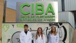 Álvaro Blanes, Ana Redrado y Vira Sharko en el Centro de Investigación Biomédica de Aragón (CIBA).