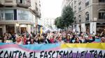 Manifestación en Madrid a favor de la Ley Trans.