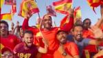 Aficionados de la selección española en Catar