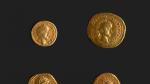 Cuatro monedas de oro revelan al emperador perdido Esponsiano.