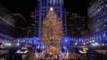 Encendido de árbol de Navidad en Nueva York.