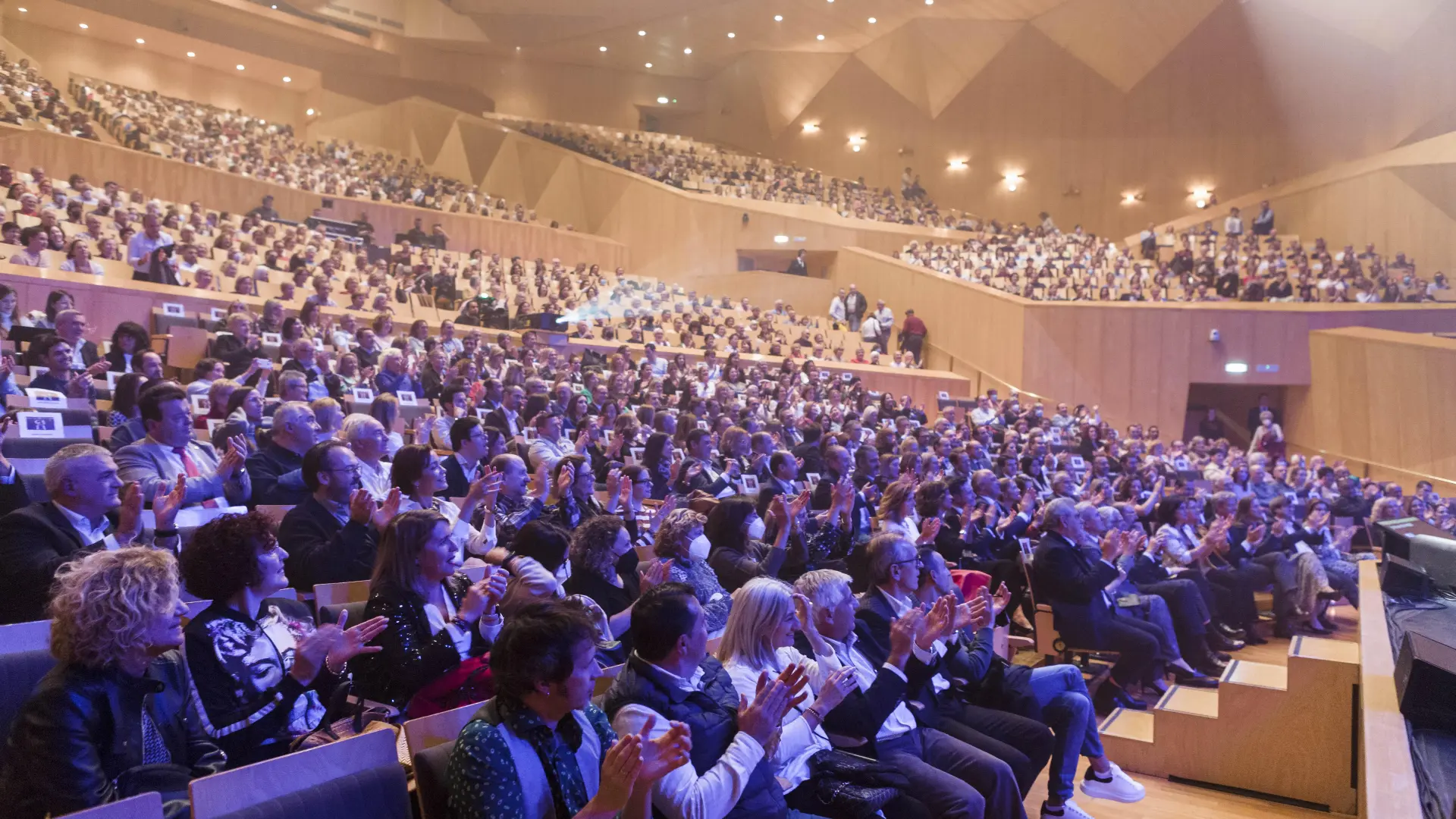 La pasada edición de la gala en 2022 llenó la sala Mozart del Auditorio de Zaragoza.
