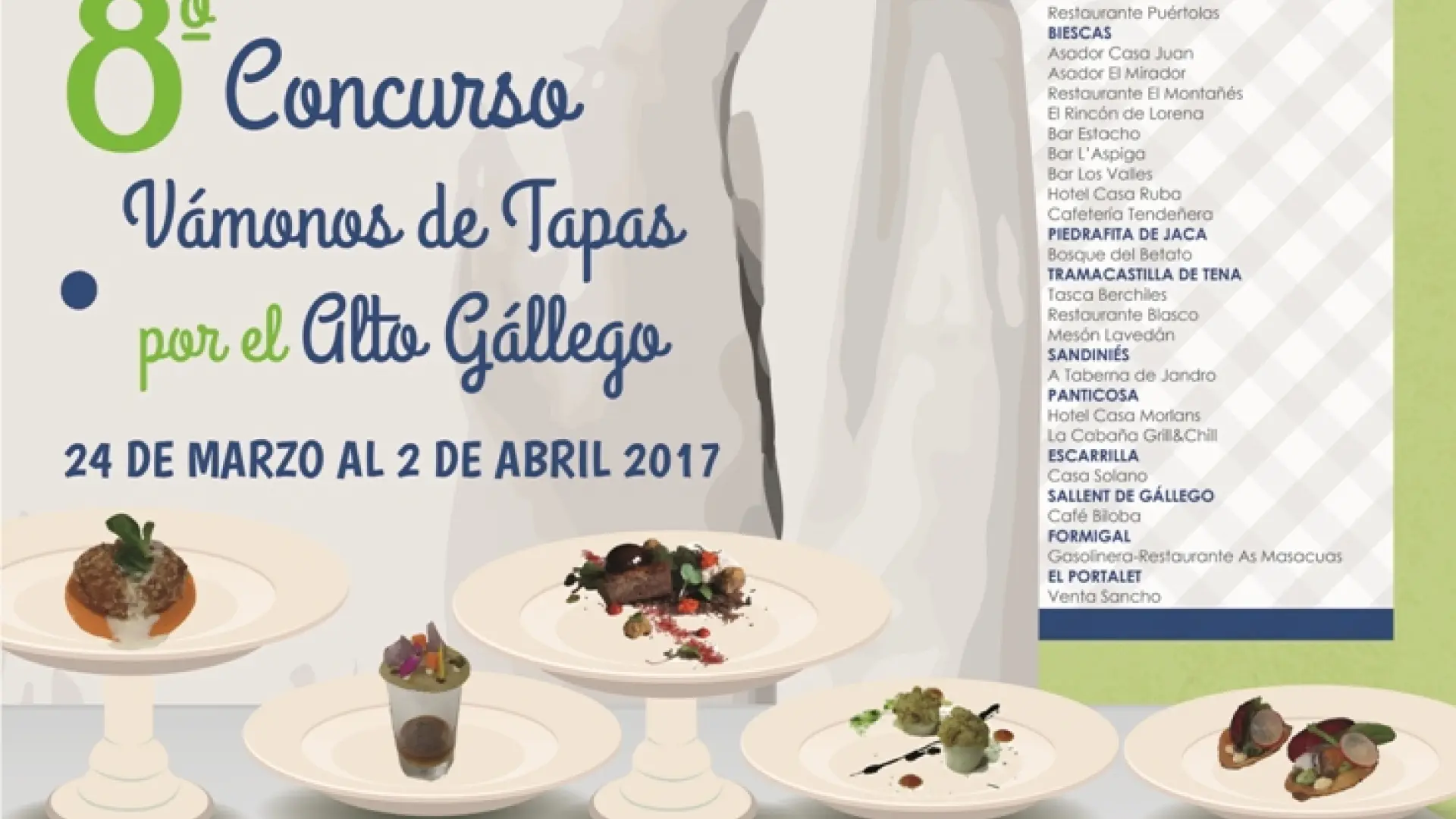 El Alto Gállego se va de tapas del 24 de marzo al 2 de abril | Noticias de  Comarcas en Heraldo.es