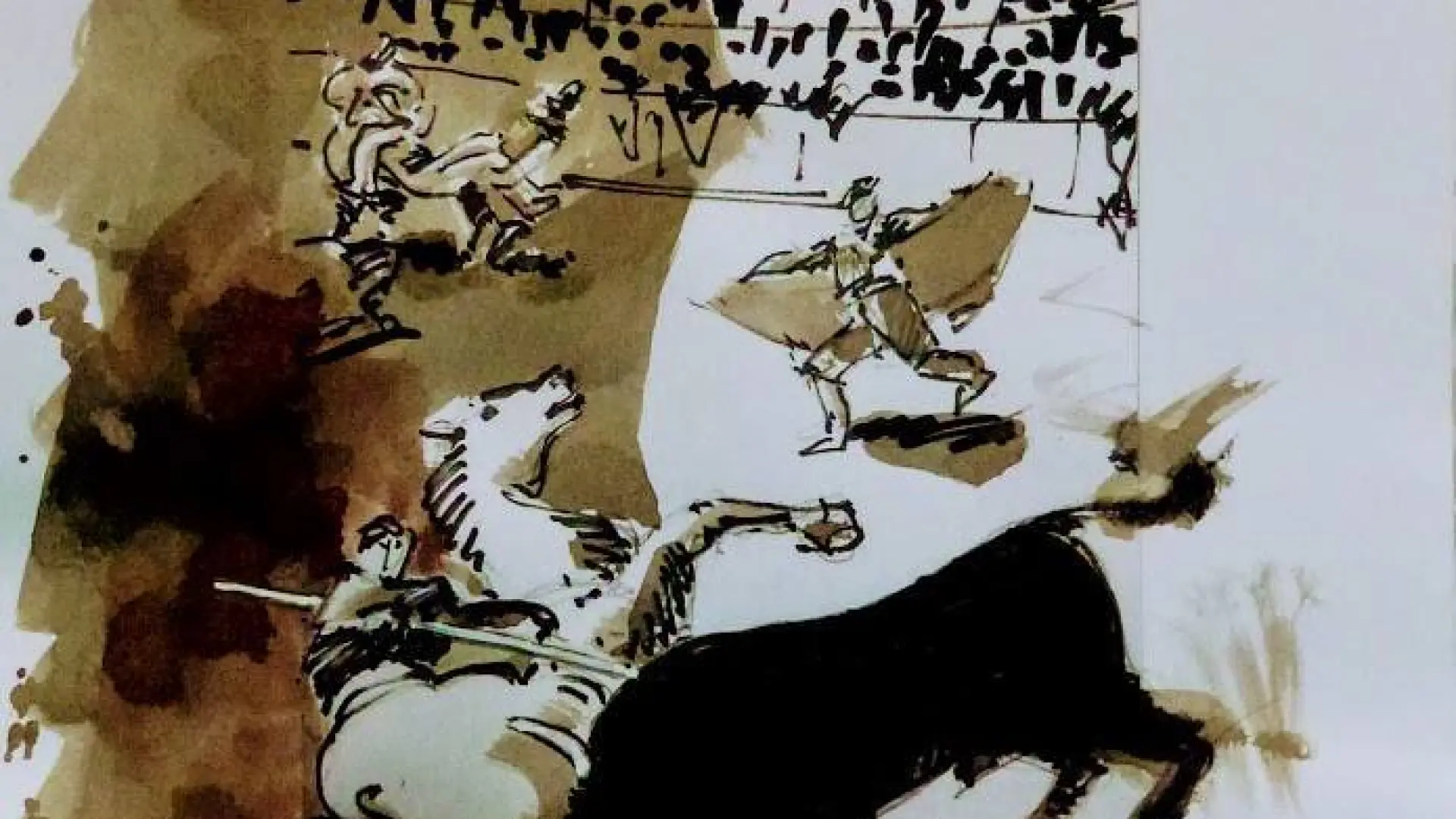 Pinturas de Miguel Ángel Arrudi inspiradas en las tauromaquias de Goya