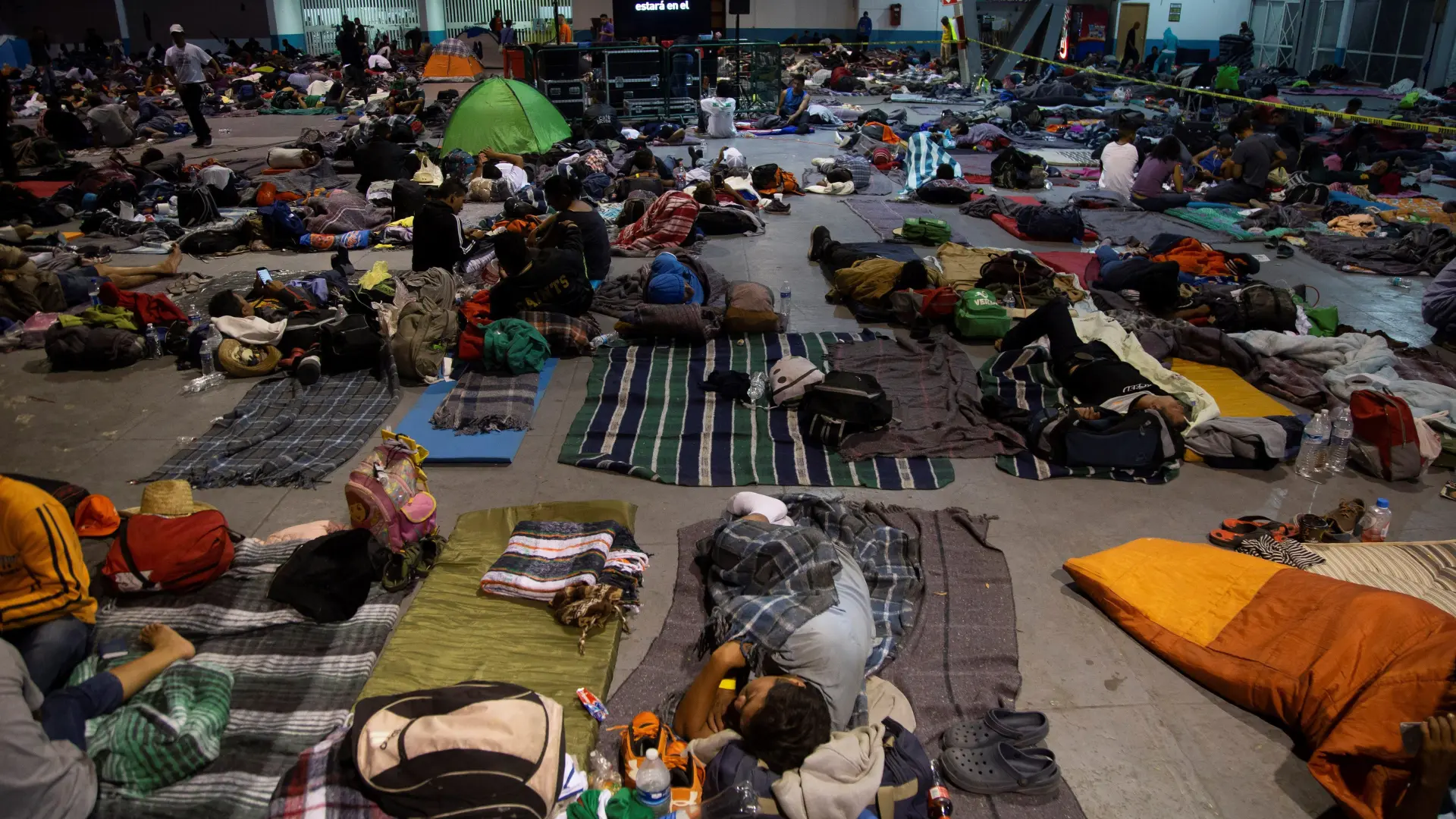 La caravana migrante llega a Guadalajara punto intermedio hacia