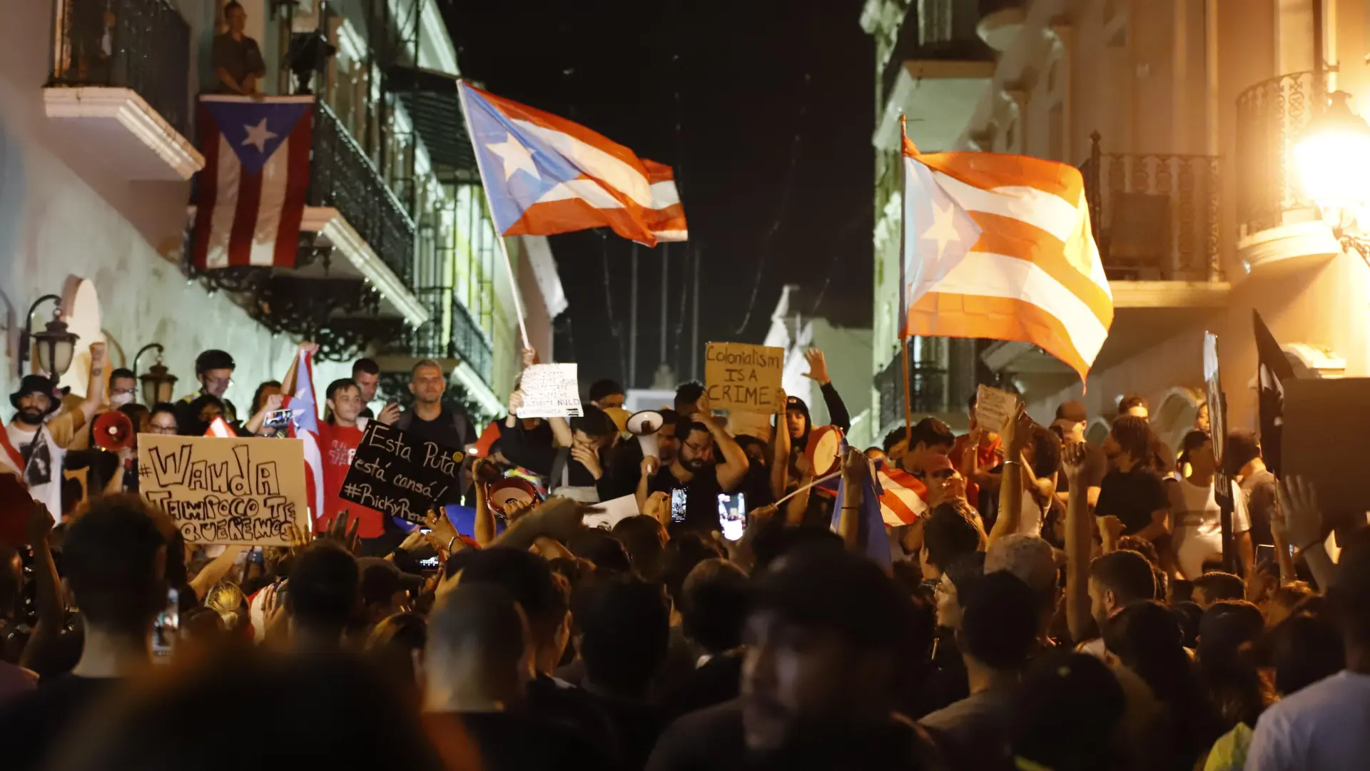 Undécima jornada de protestas contra el gobernador de Puerto Rico