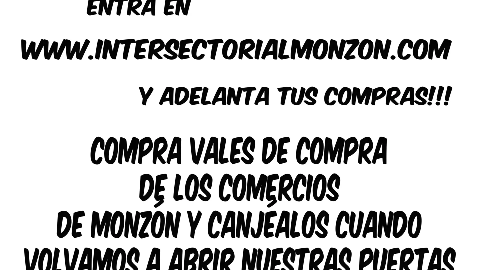El Ayuntamiento de Monzón y la Asociación de Comercio emiten bonos para  colaborar con el sector