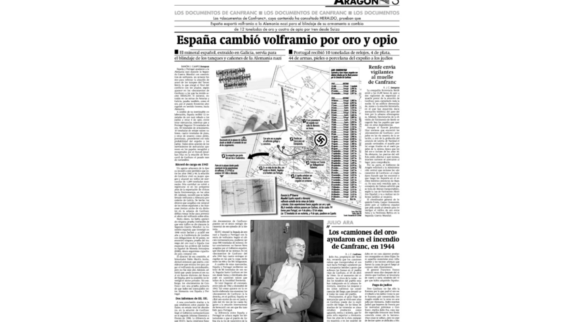 Ejemplar de Heraldo del 9 de agosto de 2001
